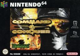 Pochette Command & Conquer version Nintendo 64
