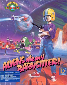 Pochette Commander Keen in Aliens Ate My Babysitter version PC Windows