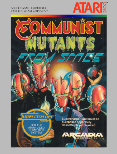 Pochette Communist Mutants from Space version Atari 2600