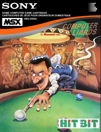 Pochette Computer Billiards version MSX