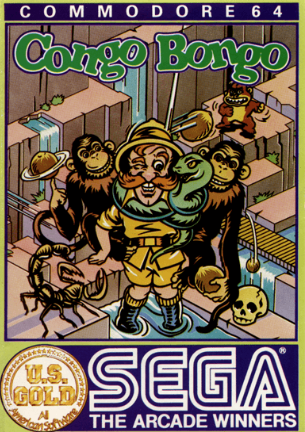 Pochette Congo Bongo version Commodore 64
