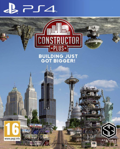 Pochette Constructor Plus version PlayStation 4