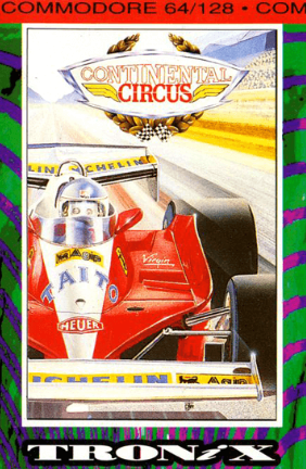 Pochette Continental Circus version Commodore 64