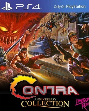 Pochette Contra Anniversary Collection version PlayStation 4