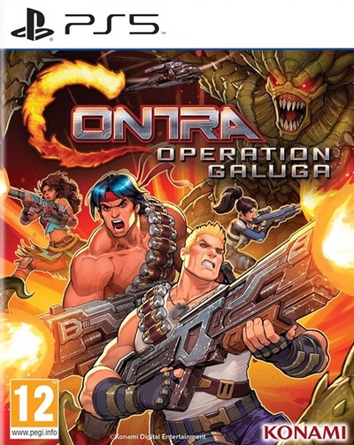 Pochette Contra : Operation Galuga version PlayStation 5