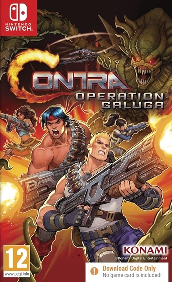 Pochette Contra : Operation Galuga version Switch