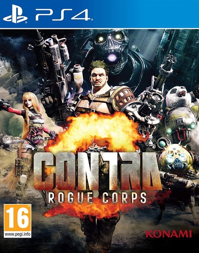 Pochette Contra : Rogue Corps version PlayStation 4