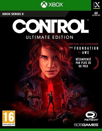 Pochette Control version Xbox Series X/S