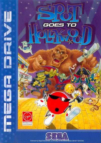 Pochette Cool Spot : Spot goes to Hollywood version Megadrive