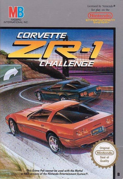 Pochette Corvette ZR-1 Challenge version NES