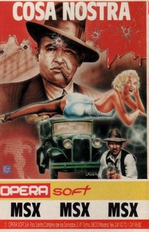 Pochette Cosa Nostra version MSX