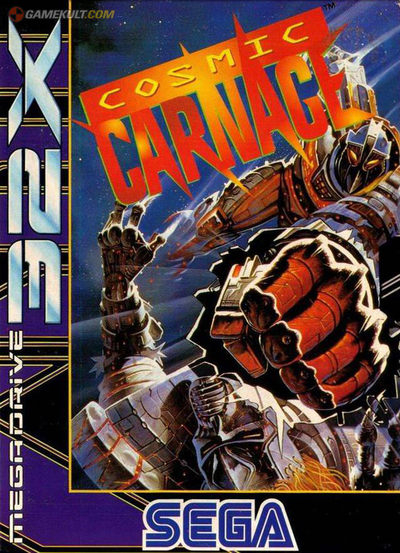 Pochette Cosmic Carnage version 32X