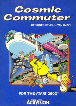 Pochette Cosmic Commuter version Atari 2600