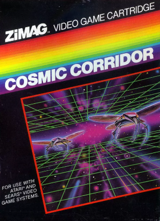 Pochette Cosmic Corridor version Atari 2600