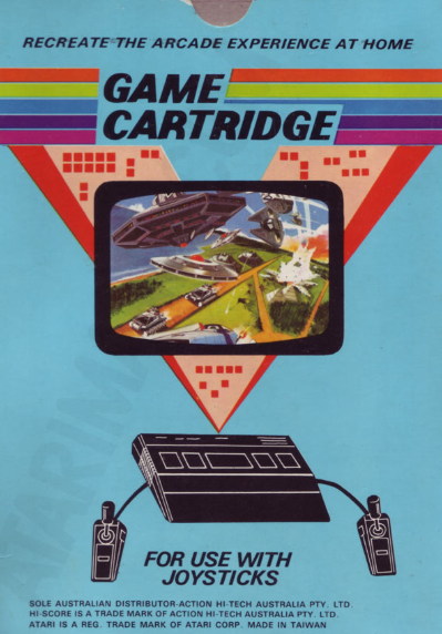 Pochette Cosmic Free Fire version Atari 2600