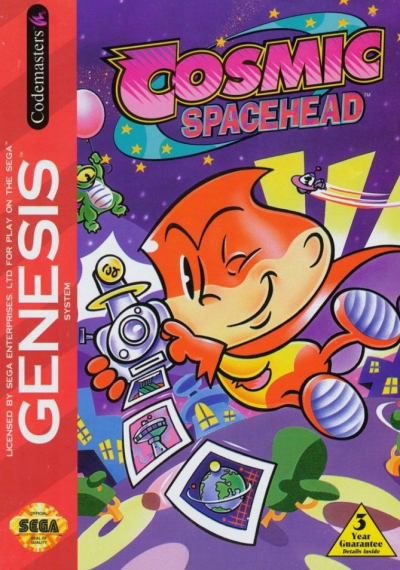 Pochette Cosmic Spacehead version Megadrive