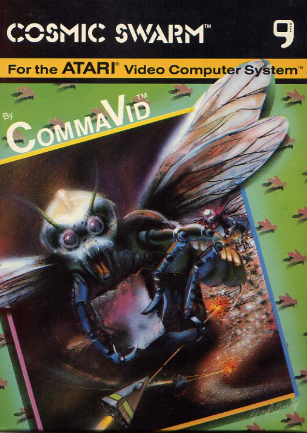 Pochette Cosmic Swarm version Atari 2600