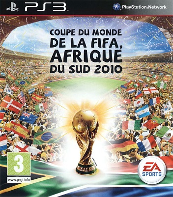 Pochette Coupe du Monde de la FIFA, Afrique du Sud 2010 version PlayStation 3
