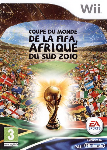 Pochette Coupe du Monde de la FIFA, Afrique du Sud 2010 version Wii