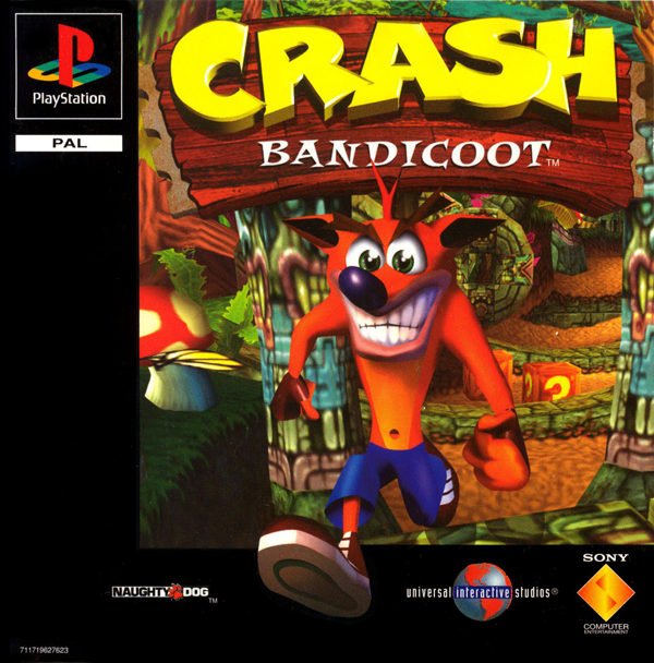 Pochette Crash Bandicoot version PlayStation
