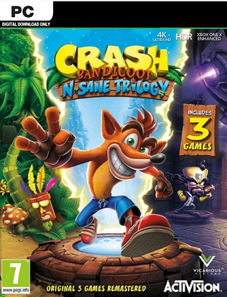 Pochette Crash Bandicoot : N. Sane Trilogy version PC Windows