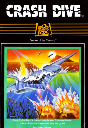 Pochette Crash Dive version Atari 2600