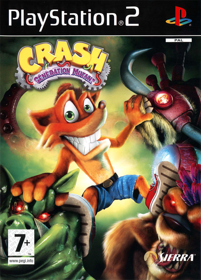 Pochette Crash : Génération Mutant version PlayStation 2