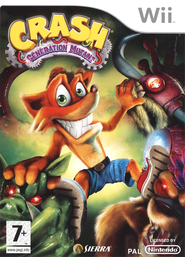Pochette Crash : Génération Mutant version Wii