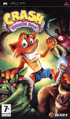Pochette Crash : Génération Mutant version PSP