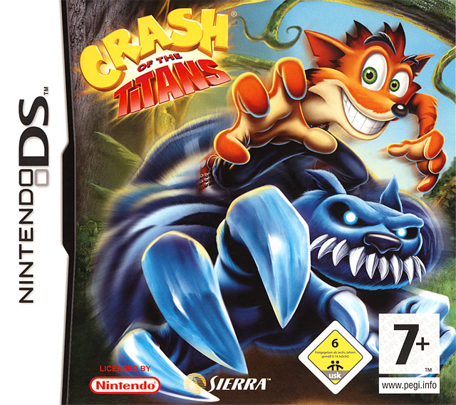 Pochette Crash of the Titans version DS