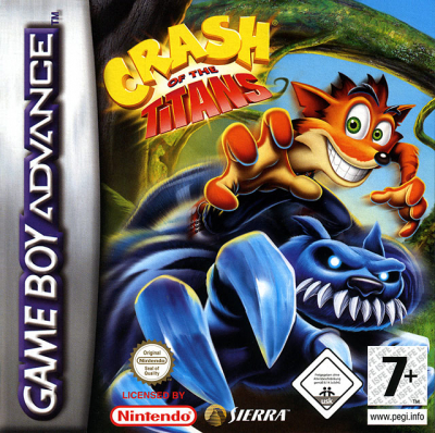 Pochette Crash of the Titans version GameBoy Advance