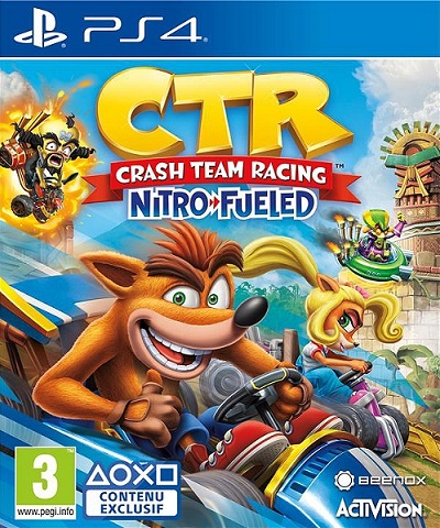 Pochette Crash Team Racing Nitro-Fueled version PlayStation 4
