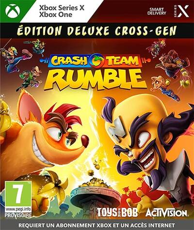 Pochette Crash Team Rumble version Xbox Series X/S