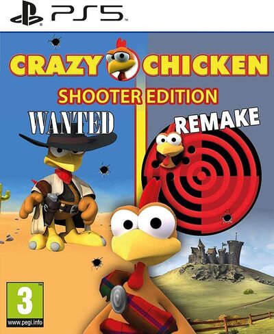 Pochette Crazy Chicken - Shooter Edition version PlayStation 5