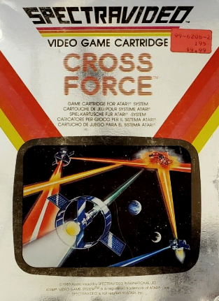 Pochette Cross Force version Atari 2600
