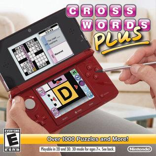 Pochette Crosswords Plus version 3DS