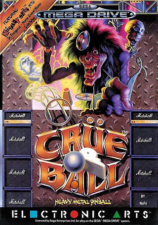 Pochette Crüe Ball version Megadrive