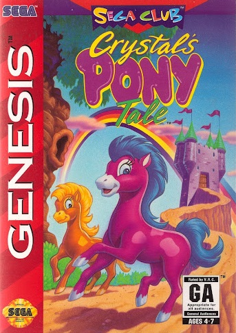 Pochette Crystal's Pony Tale version Megadrive