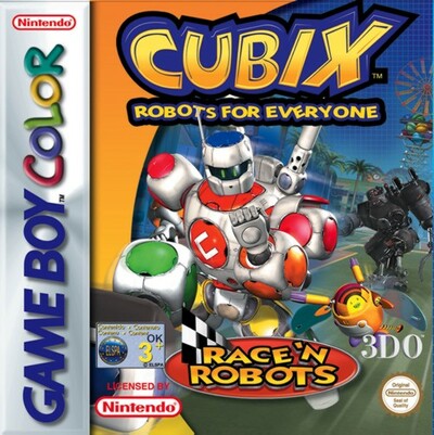 Pochette CUBIX version GameBoy/Color