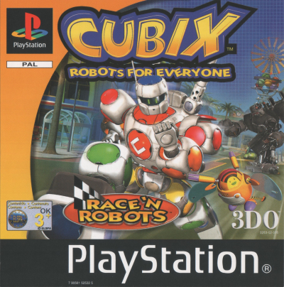 Pochette CUBIX version PlayStation