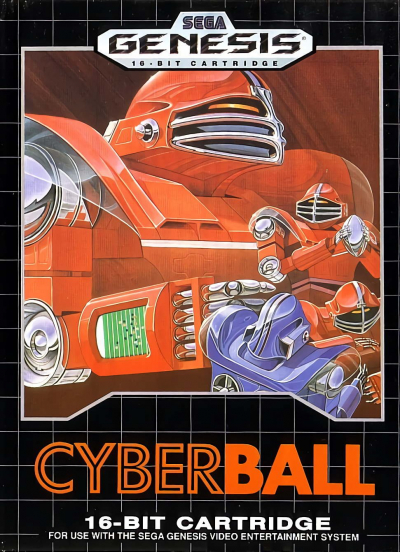 Pochette Cyberball version Megadrive