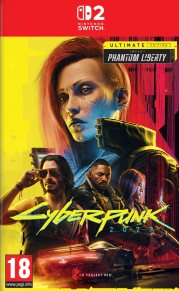 Pochette Cyberpunk 2077 version Switch 2