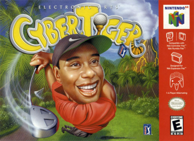 Pochette CyberTiger version Nintendo 64