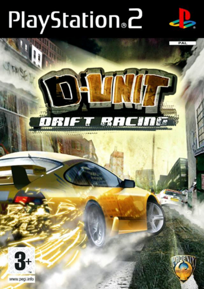 Pochette D-Unit Drift Racing version PlayStation 2