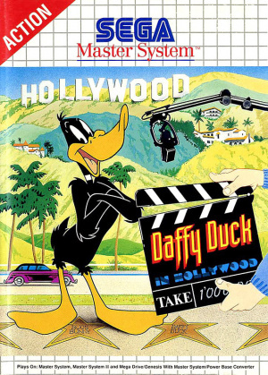 Pochette Daffy Duck in Hollywood version Master System
