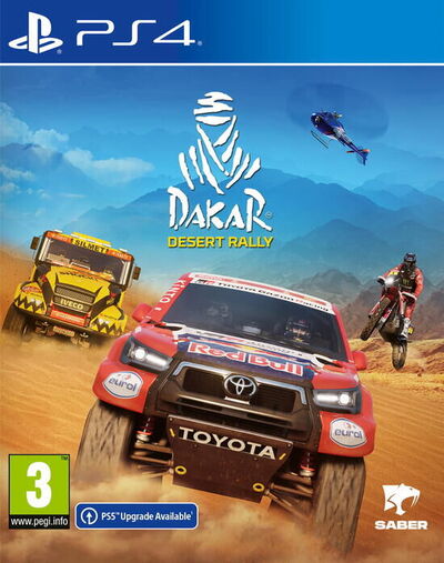 Pochette Dakar Desert Rally version PlayStation 4