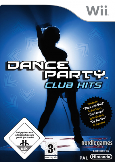 Pochette Dance Party Club Hits version Wii