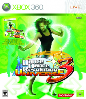 Pochette Dancing Stage Universe 3 version Xbox 360