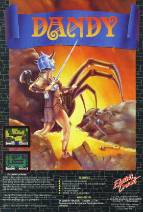 Pochette Dandy version ZX Spectrum