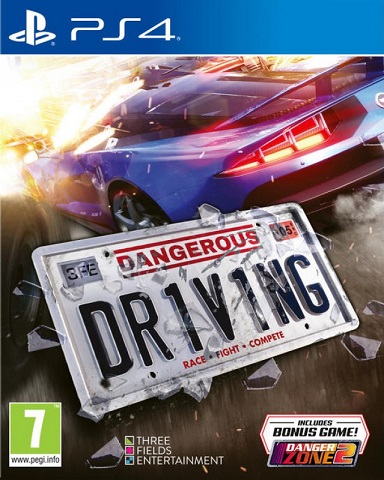 Pochette Dangerous Dr1v1ng version PlayStation 4